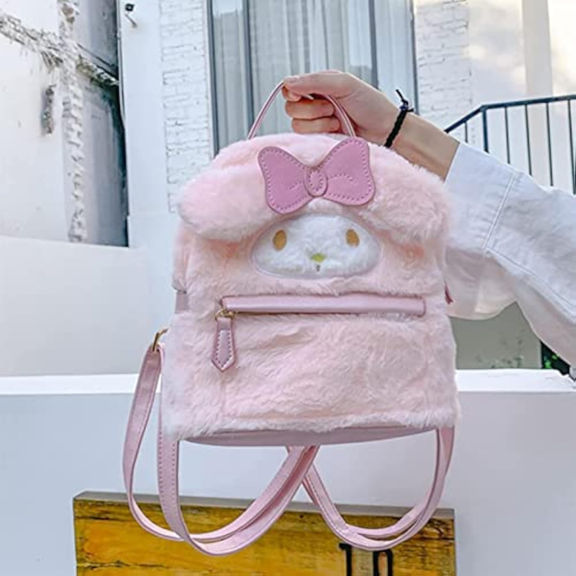 Cute Furry Plush Backpacks Bag for Kids